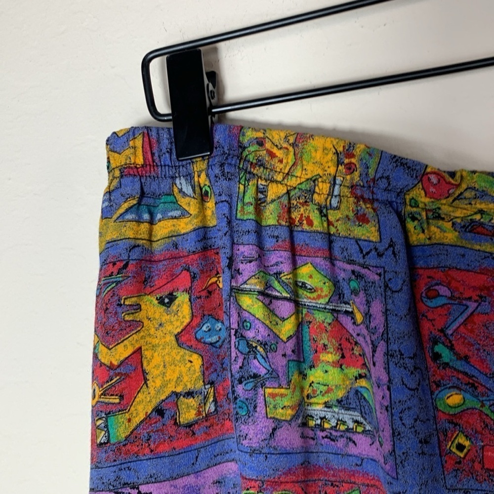 Vintage Dana Davidson Colorful Patterned Shorts Size XL - Picture 4 of 6